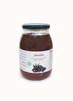 Buy Italian Specialty Black Olives Pate Cream in Glass Jar 910 g in UAE