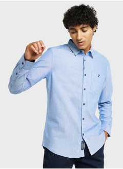 اشتري Thomas Scott Classic Slim Fit Opaque Pure Cotton Casual Shirt في السعودية