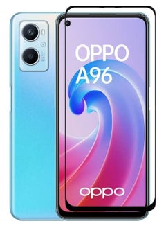 اشتري Tempered Glass Screen Protector 5D Designed For Oppo A96 Full Glue Edge to Edge Full Screen Coverage And Bubble Free في الامارات