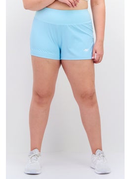 اشتري Women Sportswear Fit Brand Logo Outdoor Short, Turquoise في الامارات