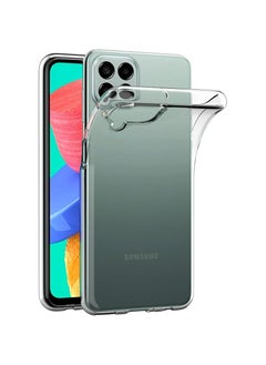 Buy Compatible with Samsung Galaxy M33 5G Case, Transparent Silicone Mobile Phone Case for Samsung M33 5G TPU Protective Bumper Crystal Clear Case in Egypt