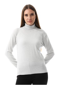 Buy Turtle Neck Regular Fit Plain Top in Egypt