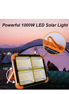 اشتري كشاف طاقة شمسية 100 وات D8 + شاحن موبايل USB ويليون في الامارات