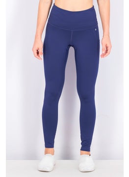 اشتري Women Sports Fit Training Tight, Navy Blue في الامارات