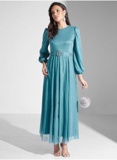 اشتري Belted Shimmer Dress في الامارات