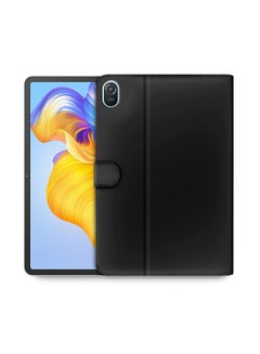 Buy High Quality Leather Smart Flip Case Cover With Magnetic Stand For Honor Pad 8 12.4 Inch 2022 Black in Saudi Arabia