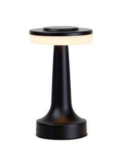 Buy Portable LED Table Lamp with Touch Sensor, 3-Levels Brightness, Rechargeable Battery (Black) in Saudi Arabia