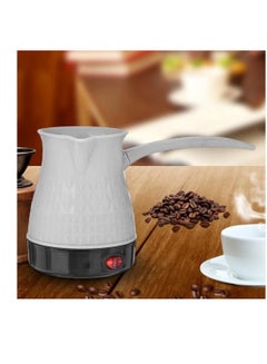 Buy Electric 600W Coffee Pot Turkish Coffee Maker 500ML Coffee Machine Tea Coffee Boiler Turkish Coffee Maker Pot Machine white in UAE