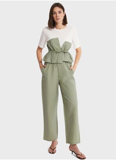 اشتري High Waist Trouser & Blouse Set في الامارات