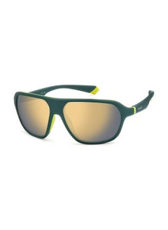 اشتري Unisex Polarized Rectangular Sunglasses - Pld 2152/S Green Millimeter - Lens Size: 59 Mm في السعودية