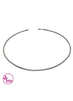 Buy Platinum-plated Chain For Men And Women  - Silver Color in Egypt