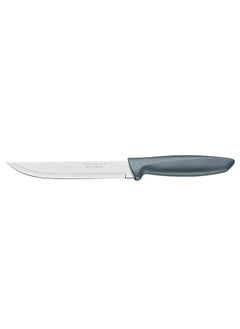 Buy Plenus 6 Inches Kitchen Knife with Stainless Steel Blade and Gray Polypropylene Handle in UAE