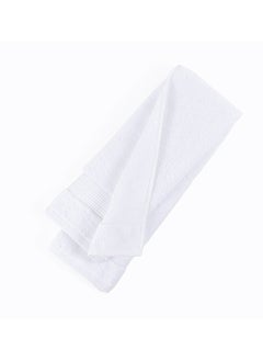 Buy Serra Hand Towel, White - 600 GSM, 50x90 cm in UAE