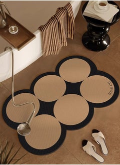 Buy Diatom Mud Anti Slip Bathroom Mat Stylish & Super Absorbent With Soft Material (45cmX70cm) in UAE