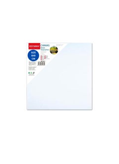 Buy Painting Canvas Board Canvas Panel, Square Small Art Board for Oil Paint Blank, Artist Canvas Primed with Acrylic Suitable for Acrylic and Oil Painting, 8 x 8cm, White in UAE