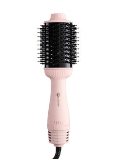 اشتري Hair Dryer Brush Blow Dryer Hair Dryer and Styler Hot Air Brush 4 in 1 Pink Volumizer with Negative Ion 1600W في السعودية