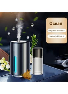 اشتري Car Air Vent Humidifier Mist Aromatherapy Car Air Freshener Perfume Fragrance ( Fragrance Machine 1 Essential Oil 10ml 3 ) في السعودية