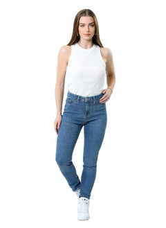 Buy High Waist Denim Jeans Pants For Women in Egypt