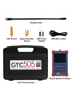 اشتري Gtc Gtc505 Engine Ignition Analyzer - Spark Diagnostics And Tachometer Readings For Marine, Motorcycle, And Automotive Mechanics, General Technologies Corp في الامارات