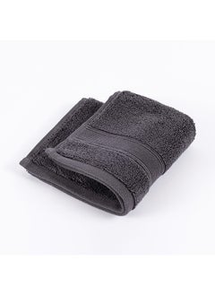 Buy Micro Pleat Wash Towel, Grey - 630 GSM, 30x30 cm in UAE