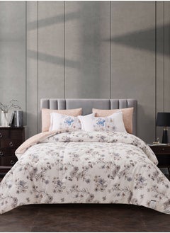 Buy Printed Comforter Set 4-Pcs Single Size All Season Decorated Reversible Single Bed Comforter Set Fits (140 X 200 Cm)With Super-Soft Down Alterntaive Filing,Fantasy in Saudi Arabia