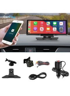 Buy 10.26" Wireless Car Stereo with a Rear View Camera Apple Carplay and Android Auto, Portable Touch Screen Car Play GPS Navigation for Car, Car Audio Receivers with Mirror Link, Bluetooth, FM, Siri in Saudi Arabia