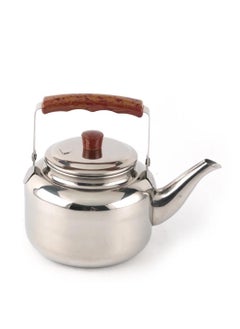 Buy Tea kettle Steel medium size 1 liter silver in Saudi Arabia