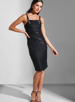Buy Strappy Knitted Dress in UAE