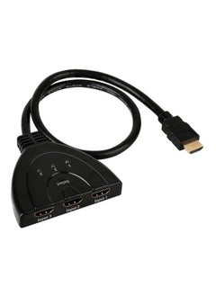 Buy 3 Port HDMI AUTO Switch Splitter Hub Black in UAE