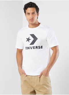 Buy Standard Fit Center Front Large Logo Star T-Shirt in UAE