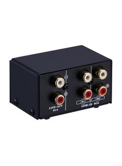 Buy Audio Switcher RCA  Switch Stereo Audio Splitter Box with No Distortion RCA Jack for Switching Between Computer Speakers and Headphones in Saudi Arabia