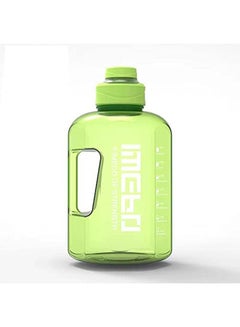 Buy 2.2L Motivational Water Bottle Wide Mouth with Time Marked to Drink Gym Sports Outdoor Large(2200ml) Capacity in UAE