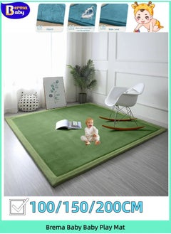 Buy Baby Play Mat Coral Velvet Nursery Rug Extra Thick Kids Crawling Foam Floor for Babies, Kids  Thick Playmat for Babies, Toddlers - Crawling Mat in Saudi Arabia