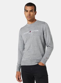 Buy Logo Crew Neck Sweater in UAE