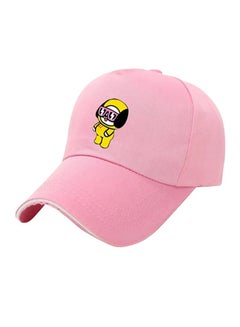 اشتري Cartoon Printed Style Baseball Cap Women's Cap Pink في السعودية