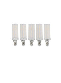 Buy Quanta Energy Saving LED Corn Lamp Rateel 8W 850 Lumen E14 (PACK OF 5, DAYLIGHT) in UAE