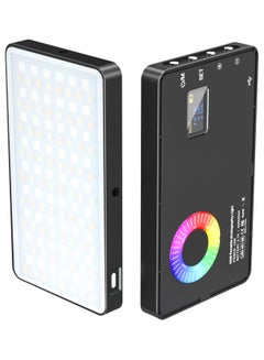 Buy Led Light, RGB Video Light Built-in 4000mAh Rechargeable Battery LED Camera Light Full Color 12 Common Light Effects, CRI≥95 2500-8500K LED Video Light Panel with Power Function in UAE