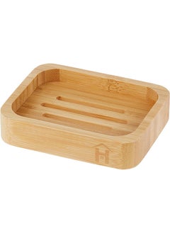 Buy Homepro Bamboo Soap Dish Made of 100% Sustainable Bamboo Odour Free Durable & Stylish Addition to Bathroom or Kitchen Soap Holder Wooden in UAE