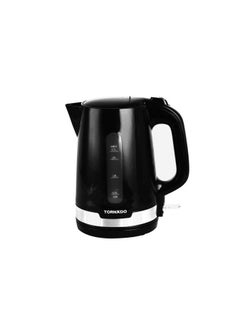 Buy TORNADO Plastic Kettle 1.7 Liter 1850-2200 Watt Black TKP-2217-B in Egypt