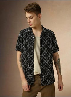 اشتري Multi Colour Relaxed Fit Poly Embroidery Shirt – Comfortable and Trendy في الامارات