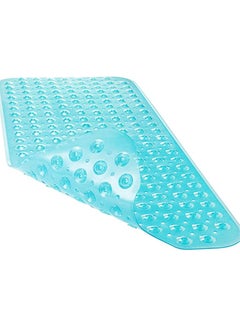 Buy Non-Slip Bath Tub Shower Mat with Suction Cups and Drain Holes, 40 x 16 inch ( Green ) in UAE
