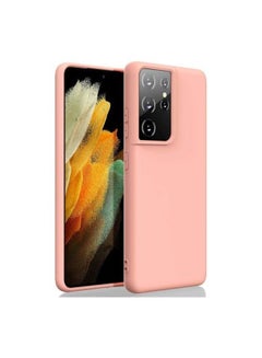 اشتري Flamingo Silicon Cover for Samsung S21 Ultra - Slim and Protective Smartphone Case في مصر