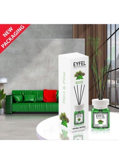 Buy Eyfel Reed Diffuser Mint & Pine – Nane & Cam Room Air Freshener 120ml in UAE