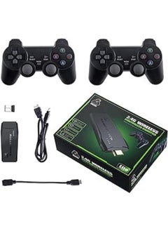 Buy ELTERAZONE 4k smart video game tv stick, video game consoles,10,000 games 32/64gb retro classic gamin 2.4g wireless gamepads controller (64g,10000+ games) in Egypt