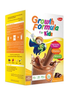اشتري جروث فورميلا للاطفال مكمل غذائى متكامل و متوازن – 6.3 جرام بروتين -  يساعد الاطفال على النمو بشكل صحى و تعويض نقص التغذية من سن 1 – 12 سنة- بطعم الشوكولاتة - 330جم - 10 أكياس في مصر