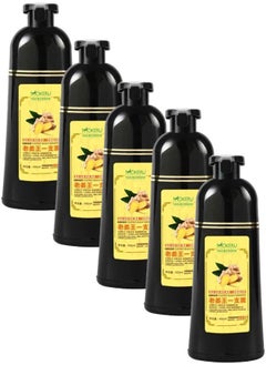 اشتري Pack of 5 Natural Ginger Black Hair Dye Shampoo في الامارات