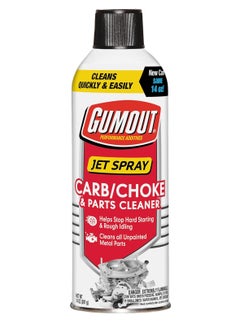 Buy Gumout 800002231 Carb / Choke And Parts Cleaner, 14 oz. - Cleans Carburetor, Brakes And All Unpainted Metal Parts of Gum, Varnish, Oil And Other Contaminants in UAE