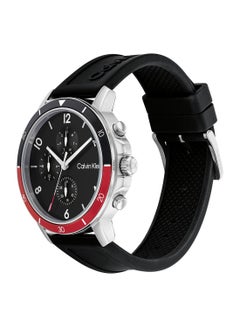 Buy Analog Round Waterproof  Wrist Watch With Silicone Strap 25200072 in UAE