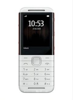 اشتري 5310 Dual SIM White Red 8MB RAM 16MB 4G في السعودية