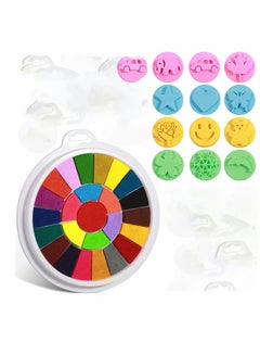 Buy Finger Painting Kit, 12 Pattern Stamps 25 Color Printing Pads Washable Colors Finger Painting Easy to clean Non-toxic Children's Painting Toys in UAE